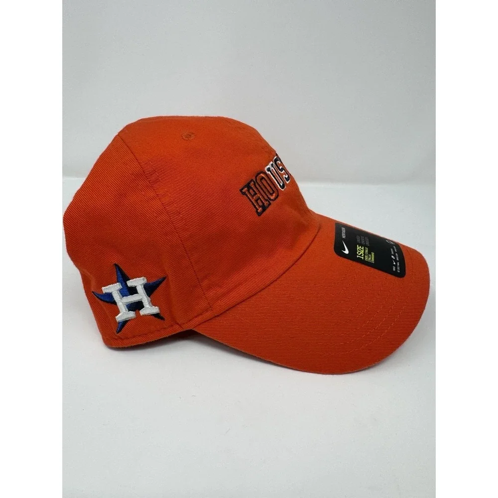 Nike Houston Astros Heritage86 Hat Adjustable Baseball Cap Orange Men MLB